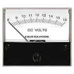 Blue sea systems 300315 Вольтметр постоянного тока 8-16V White / Black 70 mm