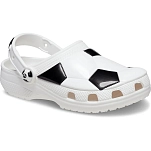 Crocs 210023-103b-c8 Деревянные башмаки Classic Soccer Ball White / Black 35x25x15 EU 24