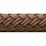 Seachoice 50-39941 Dock Line 9.5 mm Double Braided Nylon Rope Серый Burgundy 6 m 