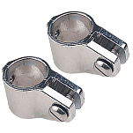 Sea-dog line 354-2761601 Chrome Zinc Jaw Slide Зажим Зажим Серебристый 2 cm 