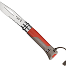 Opinel 001714 N°08 Outdoor Серебристый  Brown / Red 8.5 cm