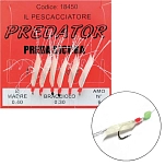 Expert predator 1845001 Sabiki rig Real Fish Skin White 20x7x5