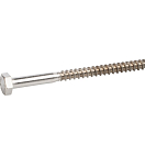 Шуруп по дереву с шестигранной головкой / DIN 571 / V4A / Диаметр винта: 6 мм; Длина винта: 35 мм