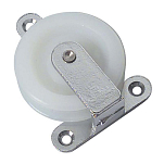 Foresti & suardi 7878200 8 mm Плоский опорный шкив White 50 x 9 mm