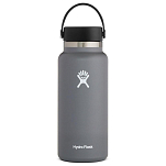 Hydro flask W32BTS010 Широкий рот с Flex 2.0 946ml Термо Серый Stone