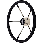 Seachoice 50-28581 15 Destroyer Wheel Черный  Stainless Steel