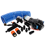 Jabsco Q401J-118N-4A HotShot 4.0 Washdown Pump 15,1 LPM, 4,1 bar, S/E, 12V, Kit