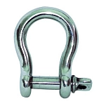 Plastimo 422125 Shackle Bow Carabiner  Stainless Steel 10 mm (2 pcs)