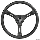 3-spoke steering wheel black 355 mm, 45.158.05