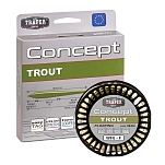 Traper fly 98421-unit Леска для нахлыста Concept Trout 27 m Olive / Ivory 15x10x5 Line 3