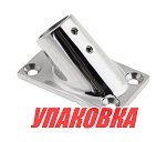 Основание стойки леера (25,4 мм), 45 град, прямоугольное, Marine Rocket (упаковка из 5 шт.) S.M0812-25_MR_pkg_5