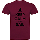 Купить Kruskis CA655004116S090 Футболка с коротким рукавом Keep Calm And Sail Красный Dark Red XL 7ft.ru в интернет магазине Семь Футов