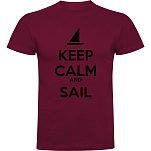 Kruskis CA655004116S090 Футболка с коротким рукавом Keep Calm And Sail Красный Dark Red XL