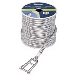 Talamex 01920912 10 mm Rope With Pin Shackle Белая  White / Black 33 m 