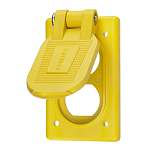 Hubbell 36-HBL52CM21 Поднимите крышку Желтый Yellow
