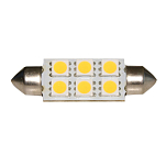 Led concept 4090212 SMD 10-30V Торпедо 6 Вел Лампочка Бесцветный Silver 8.5-12.5 Lumens 