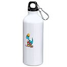 Купить Kruskis MD4049S101K184 Dino Snow 800ml Алюминиевая бутылка Бесцветный White 7ft.ru в интернет магазине Семь Футов