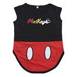 Cerda group 2800000499-RED-XS Mickey Футболка с собакой Черный Red XS