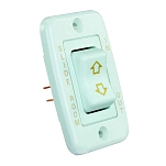 Jr products 342-12345 выдвижной выключатель с низким профилем 40A 12V Голубой White