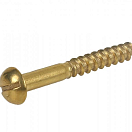 Полукруглые латунные шурупы по дереву / Диаметр винта: 5 мм; Длина винта: 50 мм