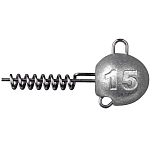 SPRO 004628-00915-00000-00 Zinc Screw-In Джиг-голова Серебристый 15 g 