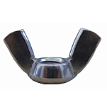 Forniture nautiche italiane Y3158 A2 DIN315 Барашковая гайка 100 единицы измерения Серебристый Grey 8 mm 
