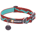 Ruffwear 25204-9121420 Flat Out Собачий ошейник Красный Colorado River 36-51 cm