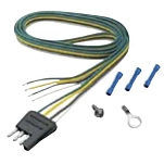 Fultyme rv 590-2007 Плоский жгут проводов на 4 направления для 2-проводной системы Multicolour 121.92 cm