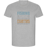 Kruskis CA66900258C080 Футболка с коротким рукавом Fishing Solves ECO Серый Heather Grey M