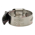 Recmar rec38311-316 Зажим нержавеющая сталь W5 38311 25 Единицы Silver 12x12x10 16-25 mm