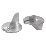 Martyr anodes ANOAH253 Yamaha 115-225HP Анод из алюминиевого триммера  Grey 76 x 92 mm