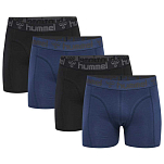 Hummel 215796-2136-M Боксёр Marston 4 Единицы Голубой Black / Insigina Blue M