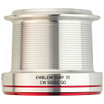 Daiwa Q449401 Emblem Surf 18 35 SP Запасная Шпуля Серебристый 5000 C QD