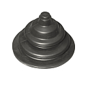 Купить Кабельный уплотнитель с пластиковым кольцом Ceredi 6814-Black 105 x 65 мм черный 7ft.ru в интернет магазине Семь Футов