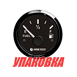 Указатель уровня топлива Marine Rocket FLM0004BBMR_pkg_30 12/24В 0-190Ом Ø56мм вырез Ø52мм с подсветкой черный-черный (упаковка из 30шт.)