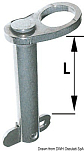 Drop nose pin AISI 316 60 mm Ø 8 mm B, 37.269.60