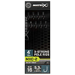 Matrix fishing GRR082 MXC-2 16 X-Strong Pole Rig Лидер Серебристый Clear 0.165 mm 