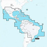 Navionics 010-C1364-40 MSD Large SA004L México Caribe Brasil Диаграмма  Multicolour