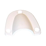 T-h marine 232-CS2DP Вентиляционное отверстие Clam Shell 2 Единицы Серебристый White 14.28 x 47.62 mm