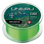 Рыболовная леска мононить Akami Uneru 056323 Ø0,235мм 300м 8,95кг из флуоресцентного зелёного терполимерного нейлона