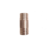 Fischer panda 0002019 25 mm Straight Hose Connector Серебристый Steel