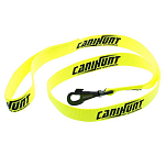 Canihunt C20P00 Hunter Simple Flat Поводок Желтый Yellow 120 cm