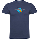 Купить Kruskis CA65500286K047 Футболка с коротким рукавом No Fishing No Life Голубой Denim Blue M 7ft.ru в интернет магазине Семь Футов
