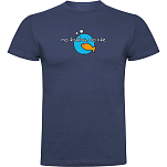 Kruskis CA65500286K047 Футболка с коротким рукавом No Fishing No Life Голубой Denim Blue M