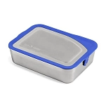 Klean kanteen 1005732 Ланчбокс Meal 1L Hermetic Серебристый Brushed Stainless / Blue