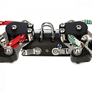 PFEIFFER Marine Traveller with 1 single block, cleat and becket / size 2 / 6 SS bearings 14476-bvs