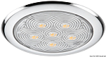 Накладной LED светильник 12В 3.2Вт 108Лм накладка из нержавеющей стали, Osculati 13.179.85