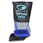 Garbolino GOMNK6258400 Demi-Lune Latex Lake Keepnet Голубой  Black 4.00 m 