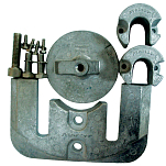 Martyr anodes 194-CMBRAVO23KITZ Mercruiser Bravo 2&3 Комплект оцинкованных анодов Зеленый Grey