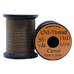 Uni products Z65WCA-UNIT линия Thread 42 m  Camel Waxed 6/0